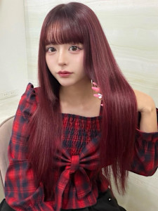 オリーブグレ／小顔に見せるヘア／ココアベージュ／黒髪カタログ