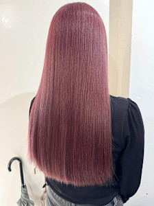 大人ガーリー/ダークアッシュ/似合わせカット/ミディアムレイ