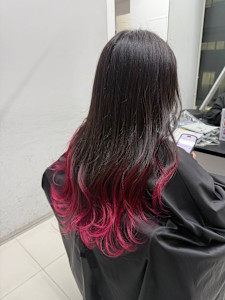 グラデーションレッドピンク