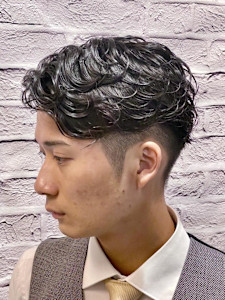 ビジネスショート×パーマ
