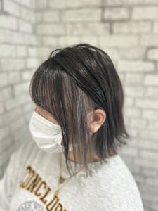 フェイスフレーミング×イヤリングカラー