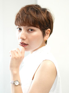 前下がりショート・ボブ/絶壁解消/前髪あり/40代/30代