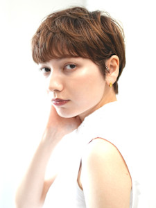 前下がりショート・ボブ/絶壁解消/前髪あり/40代/30代