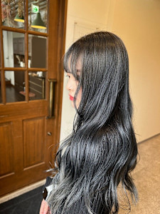 透明感グレージュ.ブルージュ.暗めカラー