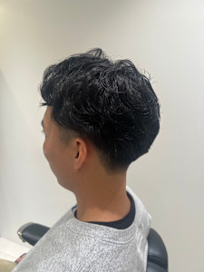 【麻布十番/メンズカット】パーマ　ショートメンズカット