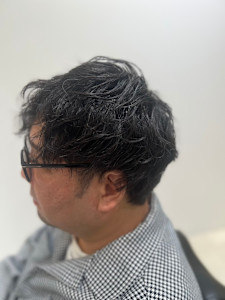 【麻布十番/メンズカット】ツイストスパイラルパーマ　パーマ後