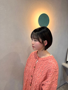 自然とつながる顔まわりがが可愛い＊コンパクトショートボブ