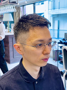 【30代 男性】ロンドン刈上げショート（大宮/バーバー）