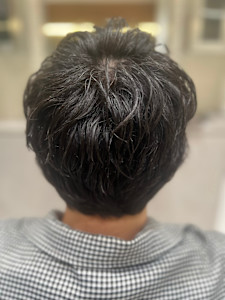 【麻布十番/メンズカット】ツイストスパイラルパーマ　パーマ後