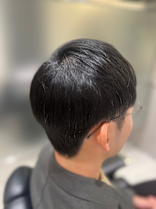 【麻布十番/メンズカット】メンズショート　ビジネス　40代