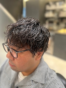 【麻布十番/メンズカット】ツイストスパイラルパーマ　パーマ後