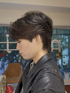 センターパート/フェザーパーマ/ニュアンスパーマ