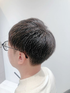【麻布十番/メンズカット】マッシュ　ツーブロック　ノーセット