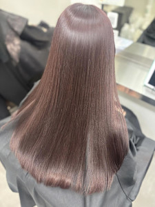 ラベンダーブラウン/ブリーチなしダブルカラー