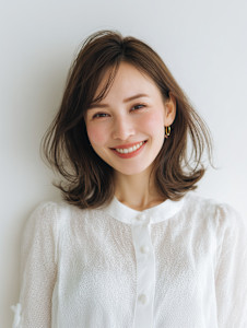 レイヤーカット/イメチェン/外ハネボブ/美髪/髪型