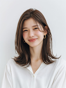 レイヤーカット/イメチェン/外ハネボブ/美髪/髪型