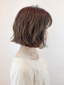 【morio成増/一戸】大人かわいいゆるふわ外ハネボブ