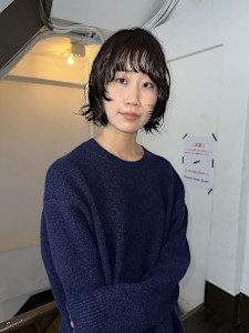 【BOW HAIR】レイヤーボブ×ミューズパーマ    