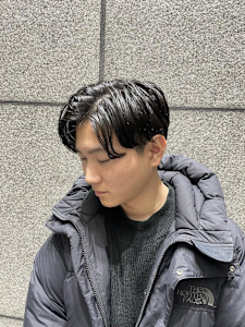 銀座 理容室 毛流れパーマ