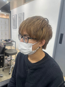 メンズダブルカラーミルクティー赤羽