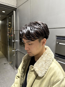 銀座 ツーブロックパーマ