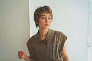 ショートカット/ショートバング/ベージュカラー