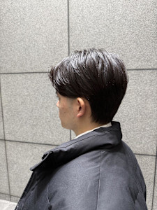 大人毛流れパーマ