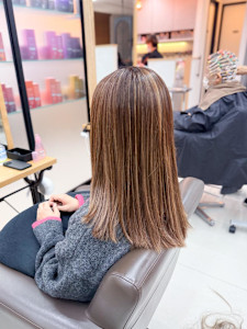 白髪ぼかしハイライトカラー30代40代50代