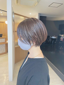 30代40代50代おすすめ/ピンクアッシュくびれショート