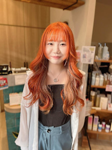 ハイトーンカラー　レイヤーカット