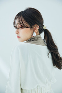 簡単ポニーテール