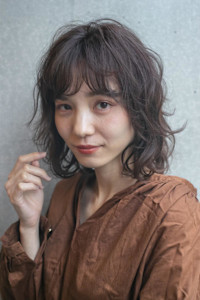 クセを生かしたナチュラルウエーブ