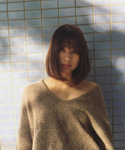 色気たっぷりアンニュイボブ