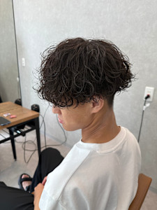 波巻きスパイラル/波巻きシャドウパーマ【福岡/天神/メンズ】