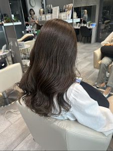 姫カットカールセミディシアーカラー