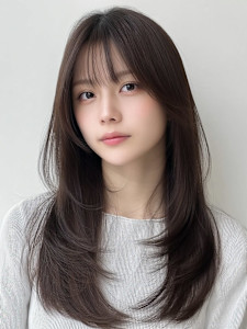 柔らか美髪ロングレイヤースタイル