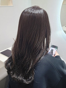 【南部担当】暗髪グレージュ/透明感カラー