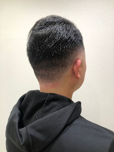 【麻布十番/メンズカット】スキンフェード　癖毛　30代