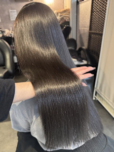 《鈴木茉奈》アッシュブラック/暗髪/艶髪/透明感