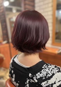 艶めく！カシスボルドー・ボブ【036スタイル】