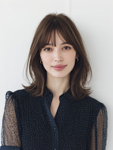 レイヤーカット/イメチェン/外ハネボブ/美髪/髪型