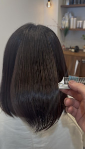 髪質改善カラー/アメトリンベージュ