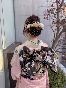 着物に合う似合わせアレンジ