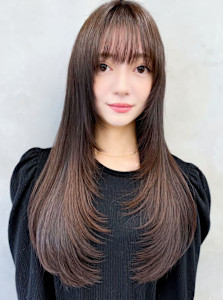 韓国風レイヤー◎小顔カット透明感カラー20代30代 - STAR TOKYO 髪質改善【渋谷 髪質改善サロン】掲載