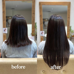 質感なじませリアル見えエクステ