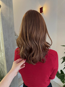 柔らかブラウンカラー