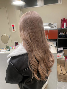 1ブリーチでできるヘーゼルカラー