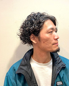 メンズスパイラルパーマ