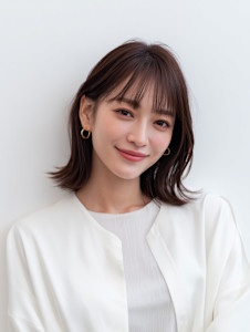 レイヤーカット/イメチェン/外ハネボブ/美髪/髪型