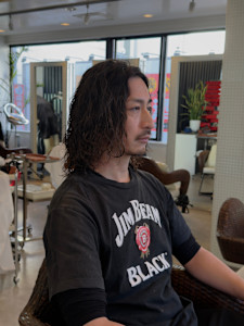 西海岸ラフロングパーマ